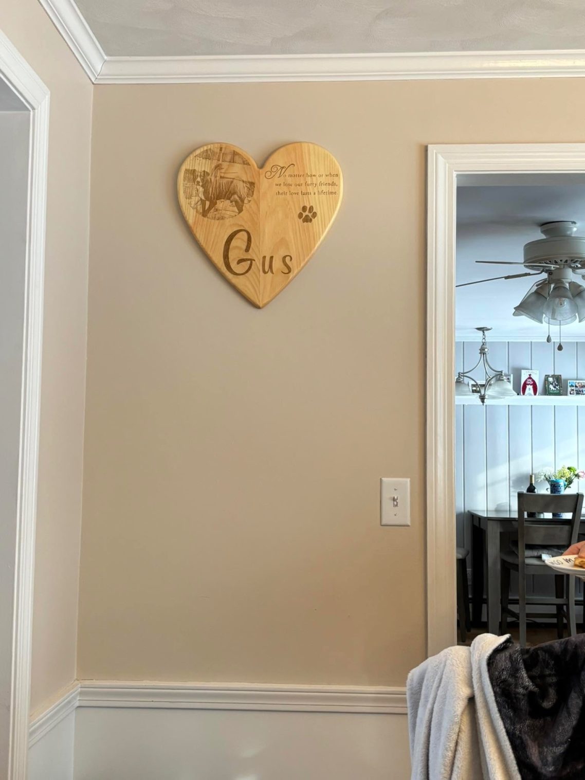 16" Pet Memorial heart 16" Pet Memorial Heart Plaque